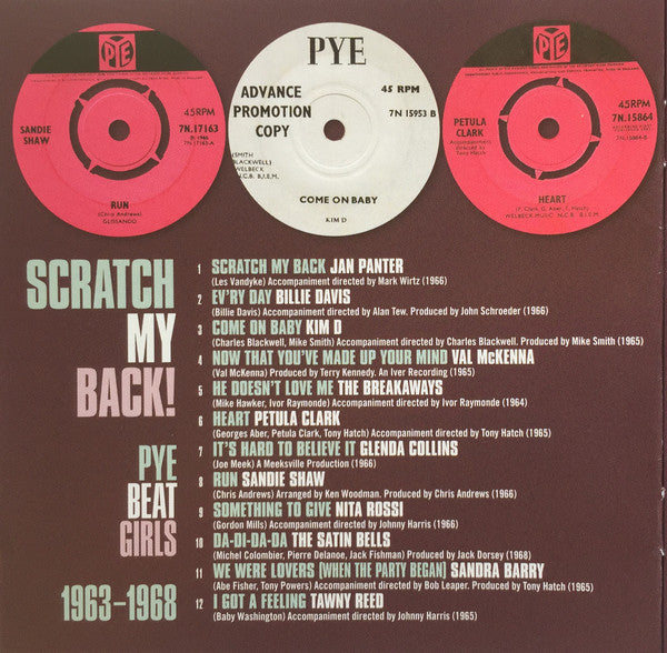 Various : Scratch My Back! Pye Beat Girls 1963-1968 (CD, Comp)