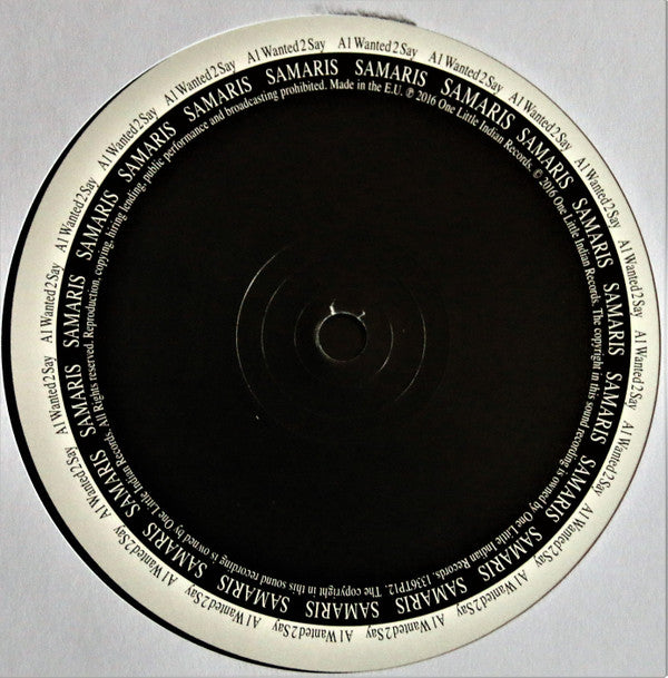 Samaris : Wanted 2 Say (12", Single)