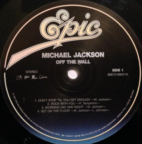 Michael Jackson : Off The Wall (LP, Album, RE, Gat)