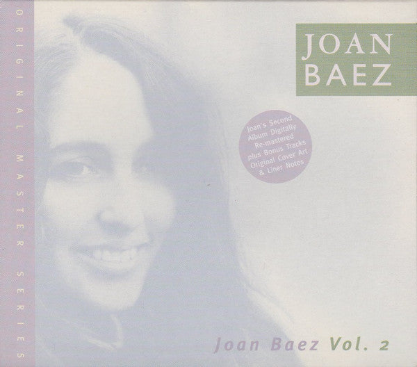 Joan Baez : Joan Baez Vol. 2 (CD, Album, Enh, RE)