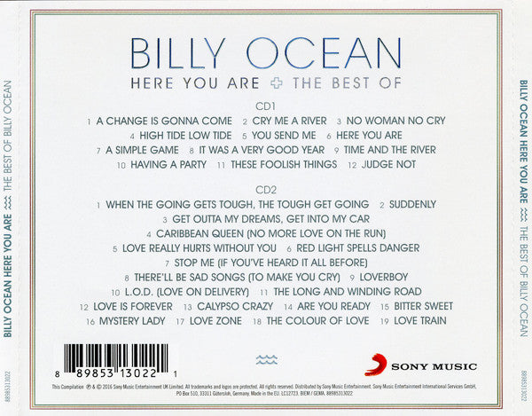Billy Ocean : Here You Are + The Best Of (CD, Album, RE + CD, Comp)