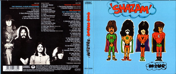 The Move : Shazam (CD, Album, Mono, RE, RM + CD, Mono + Dlx)