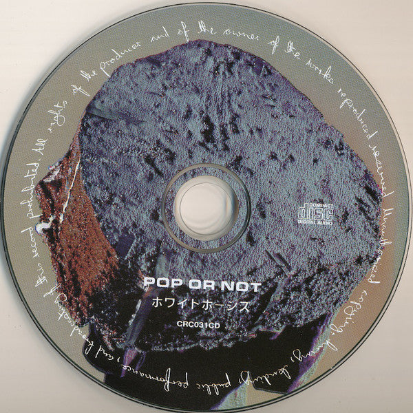 Whyte Horses : Pop Or Not (CD, Album, RE)