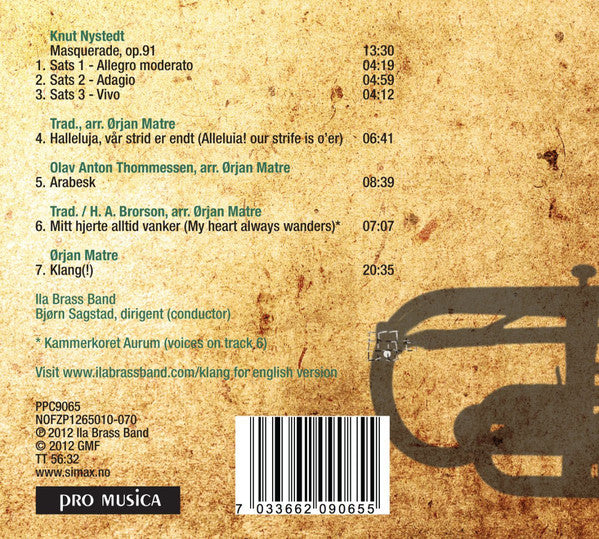 Ila Brass Band, Bjørn Sagstad : Klang(!) (CD)