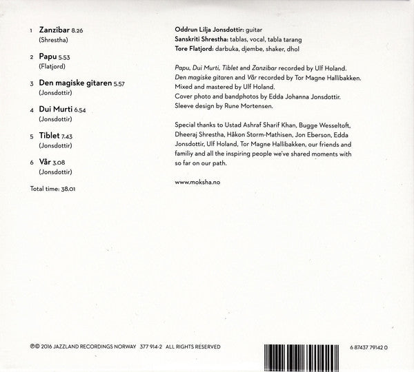 Moksha (17) : The Beauty Of An Arbitrary Moment (CD, Album)