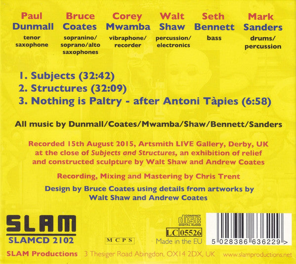Six-In-One : Subjects And Structures (CD, Album)
