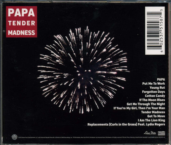 Papa (5) : Tender Madness (CD, Album)