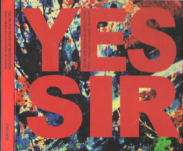 Penny Rimbaud : Yes Sir, The Truth Of Revolution (CD)