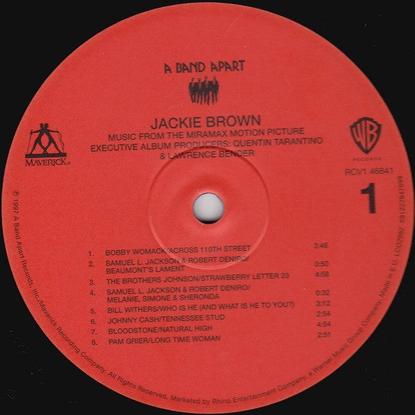 Various : Jackie Brown (Music From The Miramax Motion Picture) (LP, Comp, RE, 180)