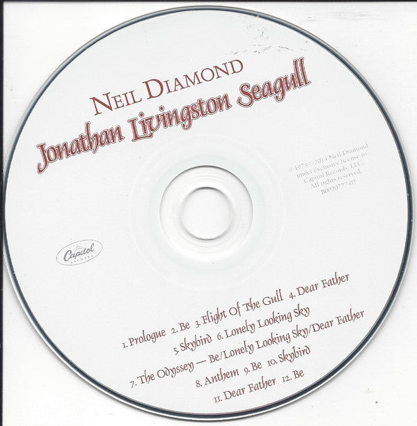 Neil Diamond : Jonathan Livingston Seagull (Original Motion Picture Sound Track) (CD, Album, RE)