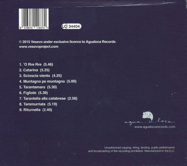 Vesevo : Vesevo (CD, Album)