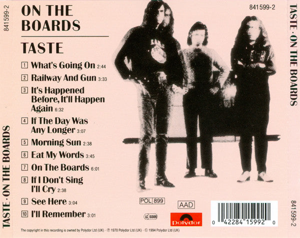 Taste (2) : On The Boards (CD, Album, RE)