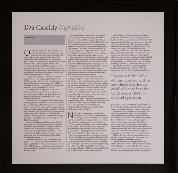 Eva Cassidy : Nightbird (4xLP, Album, RM, 180)