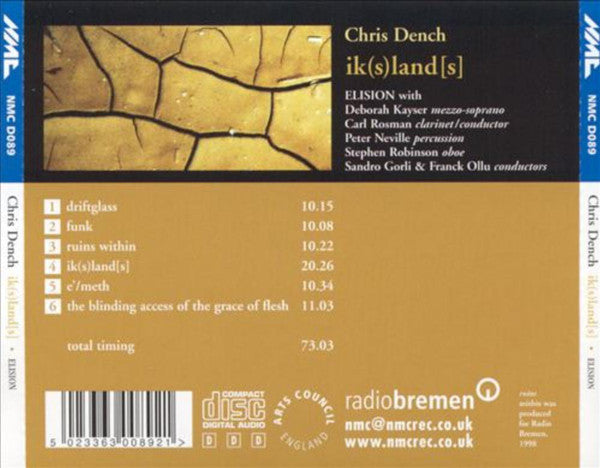 Chris Dench - Elision Ensemble :  Ik(s)land[s] (CD, Album)