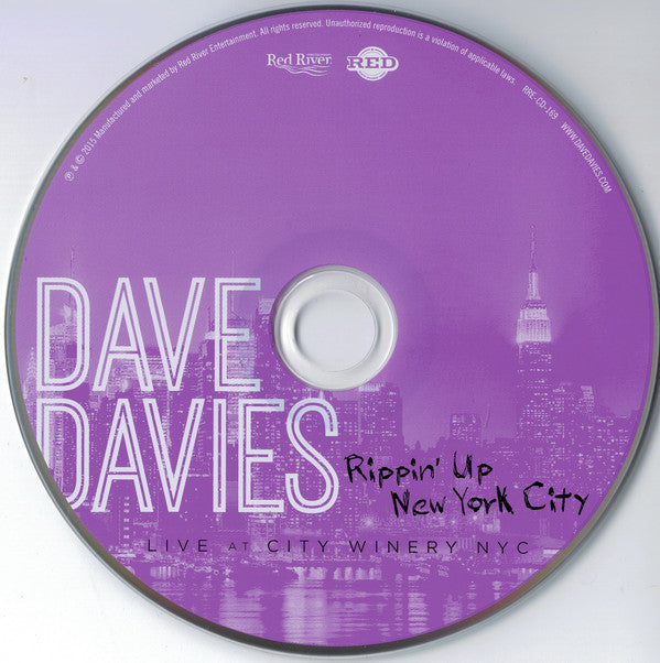 Dave Davies : Rippin' Up NYC - Live At City Winery NYC (CD, Album)