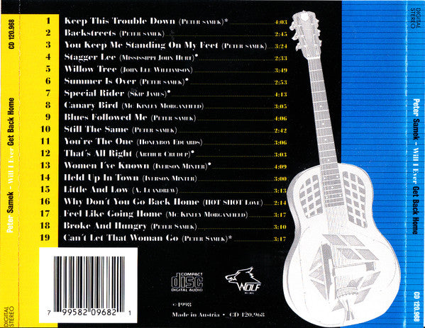 Peter Samek : Will I Ever Get Back Home (CD)