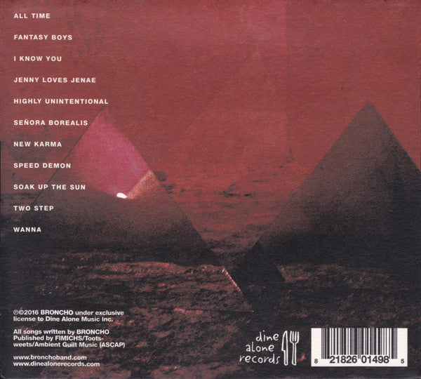 Broncho (2) : Double Vanity (CD, Album, Dig)