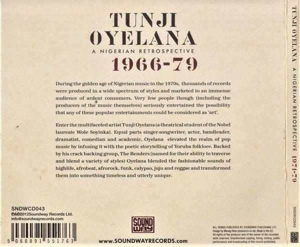 Tunji Oyelana : A Nigerian Retrospective 1966-79 (2xCD, Comp)