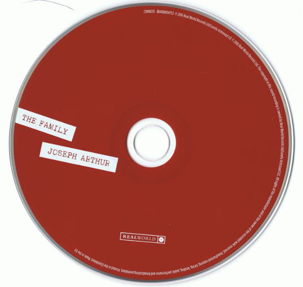 Joseph Arthur : The Family  (CD, Album)