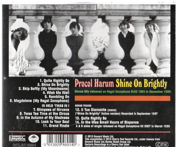 Procol Harum : Shine On Brightly (CD, Album, Mono, RE, RM)