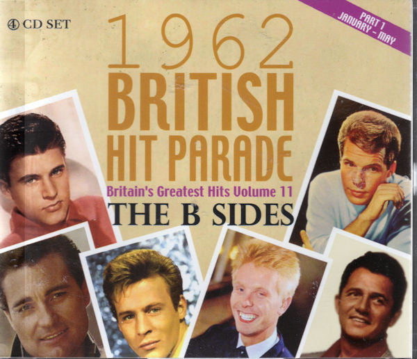 Various : 1962 British Hit Parade Britain's Greatest Hits Volume 11 The B Sides Part 1 January - May (4xCD, Comp)