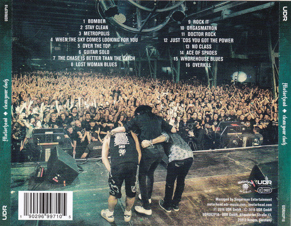 Motörhead : Clean Your Clock (CD, Album)