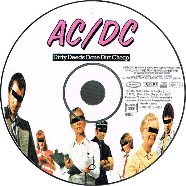 AC/DC : Dirty Deeds Done Dirt Cheap (CD, Album, Enh, RE, RM, Dig)
