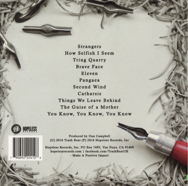 Trash Boat : Nothing I Write You Can Change What You've Been Through (CD, Album)