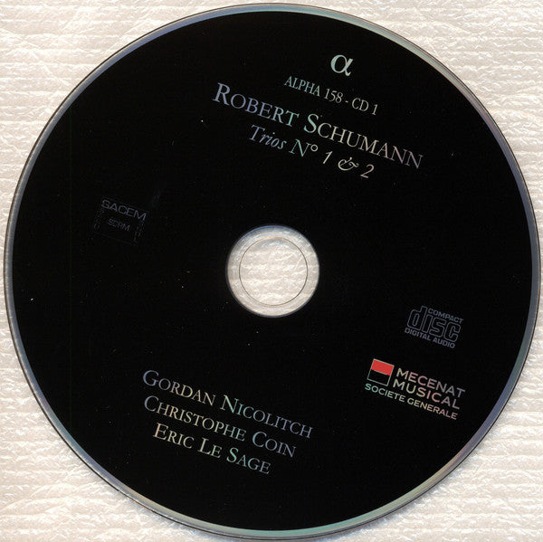 Robert Schumann - Gordan Nikolitch, Paul Meyer, Christophe Coin, Éric Le Sage : Klavierwerke & Kammermusik - IX (2xCD, Album)