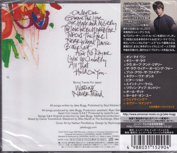 Jake Bugg : On My One (CD, Album)