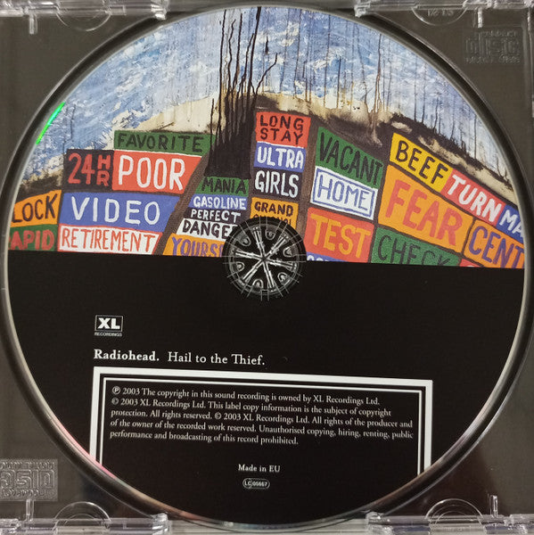 Radiohead : Hail To The Thief (CD, Album, RE)
