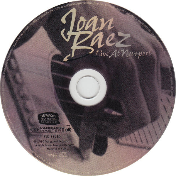Joan Baez : Live At Newport (CD, RE)