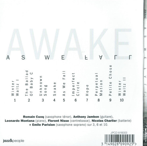 Awake (19) : As We Ⅎɐll (CD, Album)