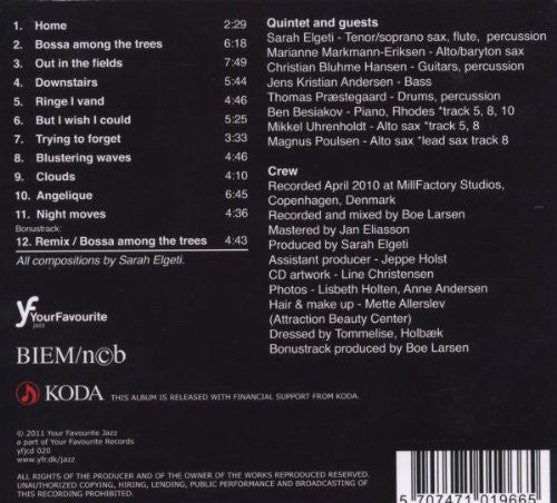 Sarah Elgeti Quintet Featuring Ben Besiakov And Mikkel Uhrenholdt : Into The Open (CD, Album)