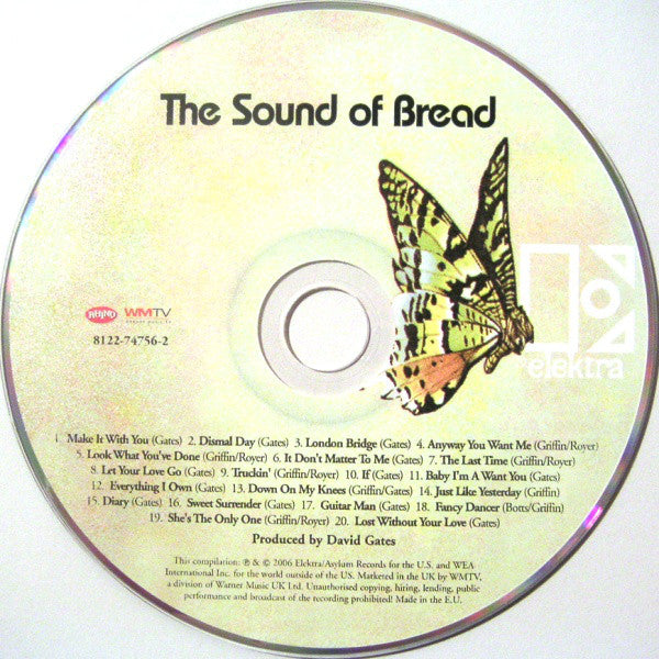 Bread : The Sound Of Bread (Their 20 Finest Songs) (CD, Comp, RE)