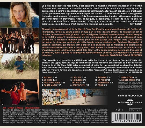 Delphine Mantoulet, Valentin Dahmani, Tony Gatlif : Geronimo (Bande Originale) (CD, Comp)