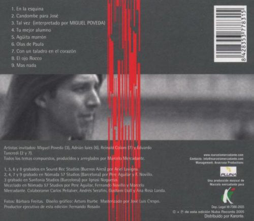 Marcelo Mercadante : Con Un Taladro en El Corazon (CD, Album)