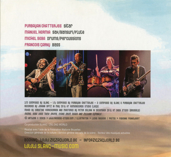 Slang (5) & Purbayan Chatterjee : Pace Of Mind (CD, Album)