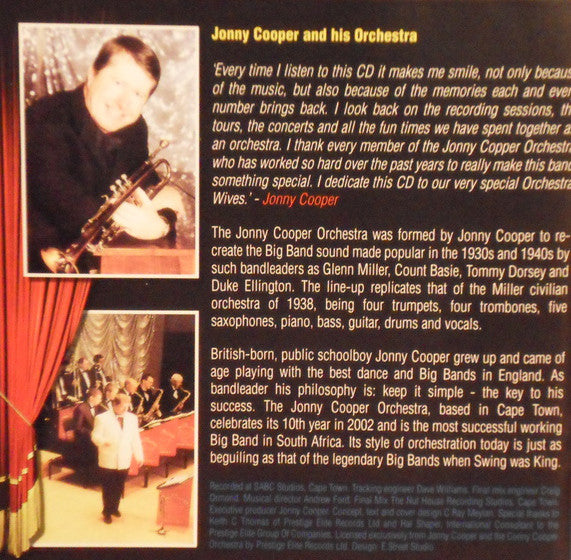 Jonny Cooper Big Band : Legends Of Swing (CD, Album)