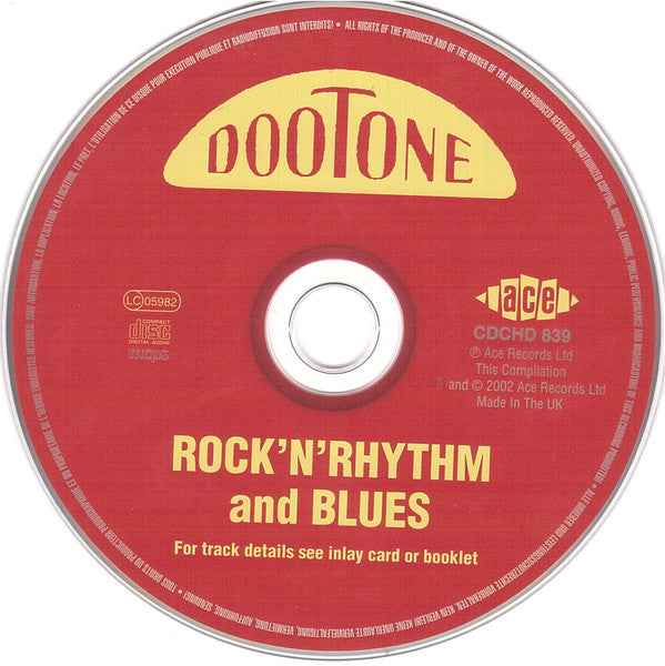 Various : Rock 'n' Rhythm And Blues (CD, Comp, RE)