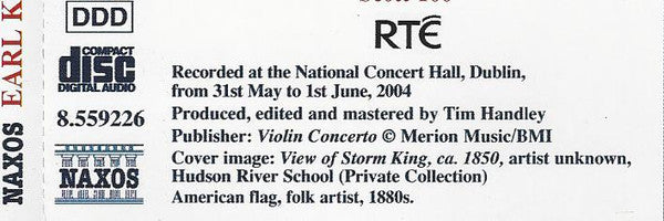 Earl Kim - Cecylia Arzewski • William Wolfram • Robert Kim (2) • RTÉ National Symphony Orchestra • Scott Yoo : Violin Concerto • Dialogues • Cornet (CD)