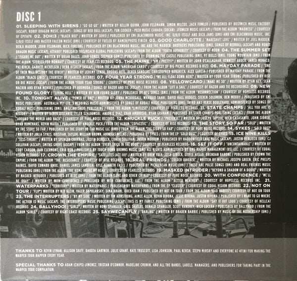 Various : Vans Warped Tour 2016 Compilation (2xCD)