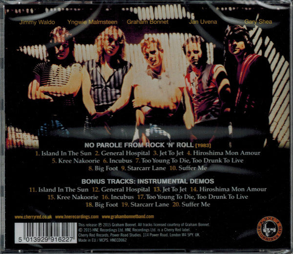 Alcatrazz : No Parole From Rock 'N' Roll (CD, Album, RE, RM)
