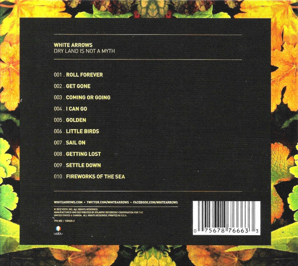 White Arrows : Dry Land Is Not A Myth (CD, Album, Dig)