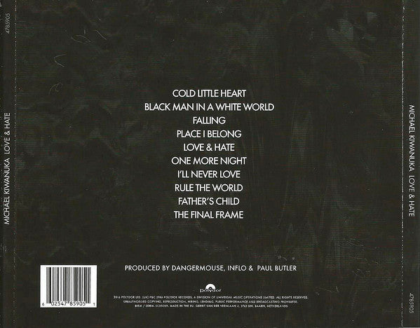 Michael Kiwanuka : Love & Hate (CD, Album, Arv)