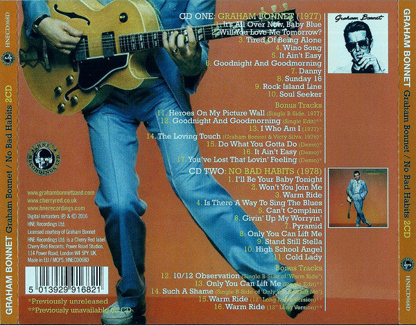 Graham Bonnet : Graham Bonnet / No Bad Habits (2xCD, Comp, RM)