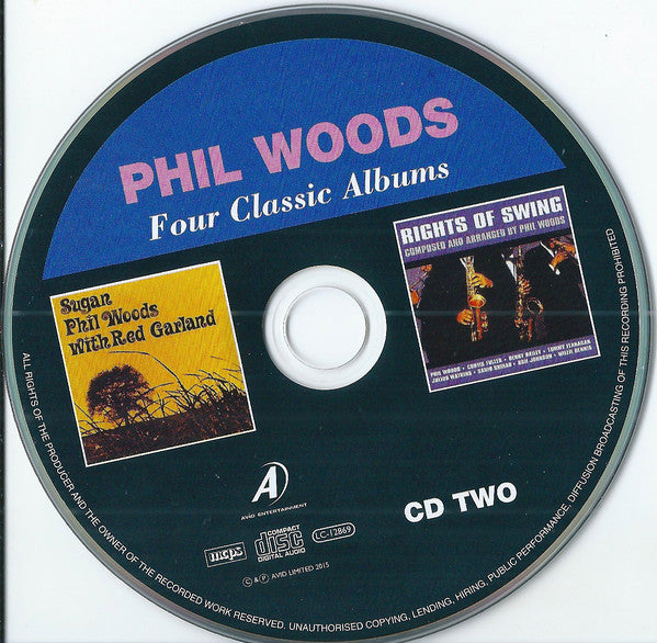 Phil Woods : Four Classic Albums (2xCD, Comp, RM)