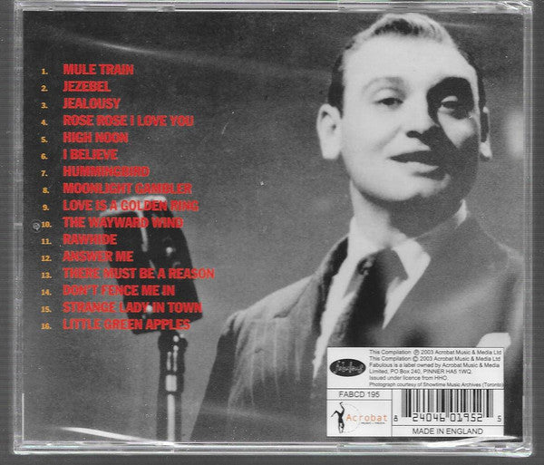 Frankie Laine : Frankie Laine Sings "I Believe" And Other Great Hits (CD, Comp)