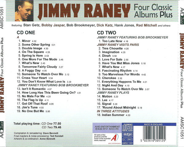 Jimmy Raney : Four Classic Albums  Plus (2xCD, Comp, RM)