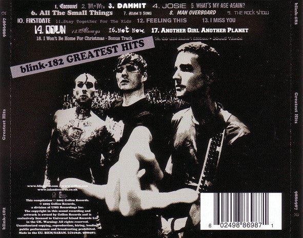 Blink-182 : Greatest Hits (CD, Comp)